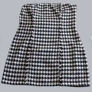 L'Academie - houndstooth-patterned dress